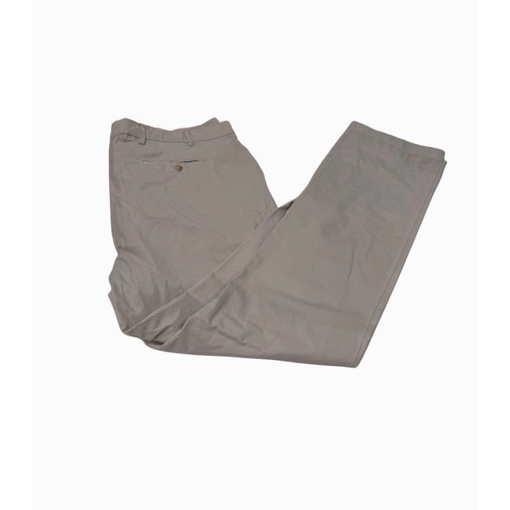 J.McLaughlin Taylor solid men's pants 100 Cotton Stone Solid Size 38x33 NWT